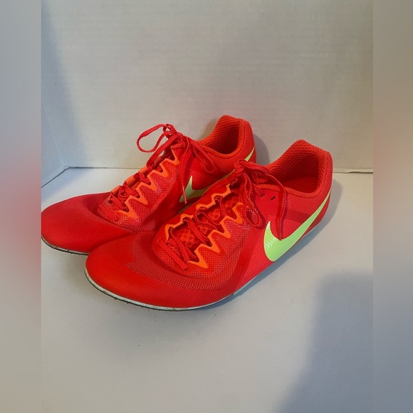 Nike Zoom Rival Spikes Track & Field Neon Orange Size 13 - Picture 3 of 8